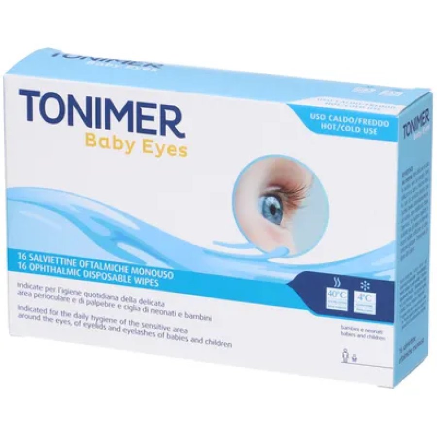 Tonimer Eyes Baby Salviettine Oftalmiche 16 pezzi