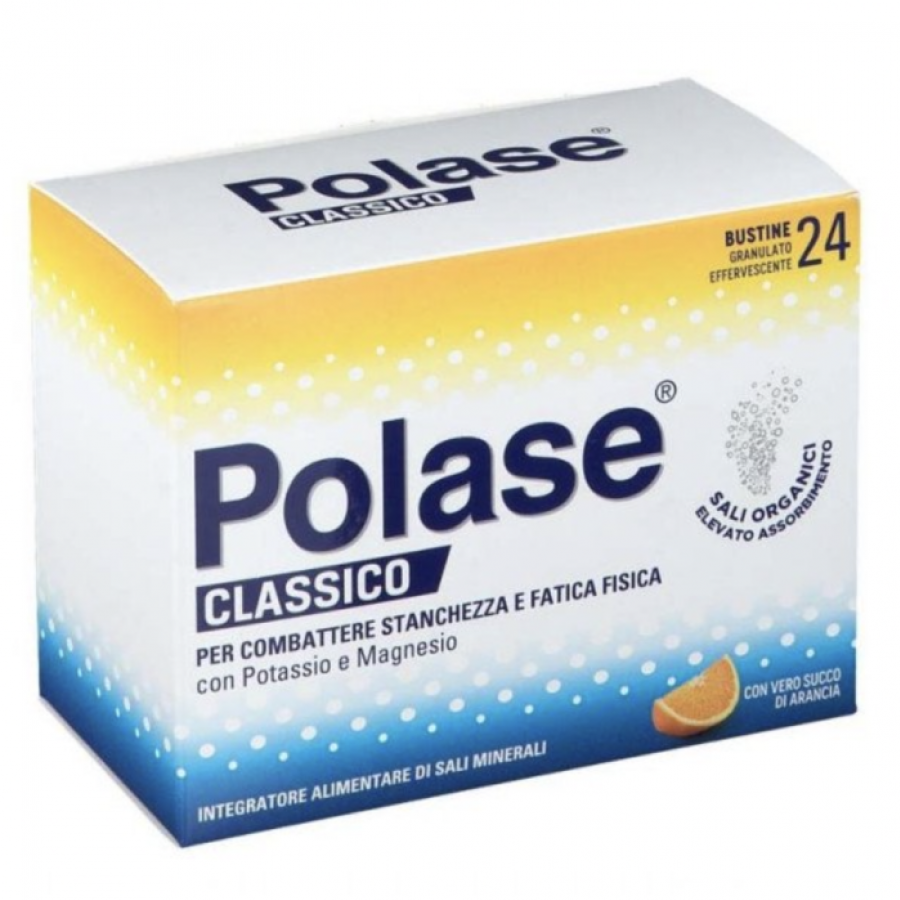 Polase Classico - Integratore Energetico, 24 Bustine Gusto Arancia