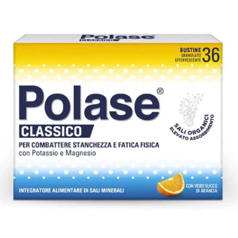 Polase Classico - Integratore Energetico, 36 Buste Gusto Arancia