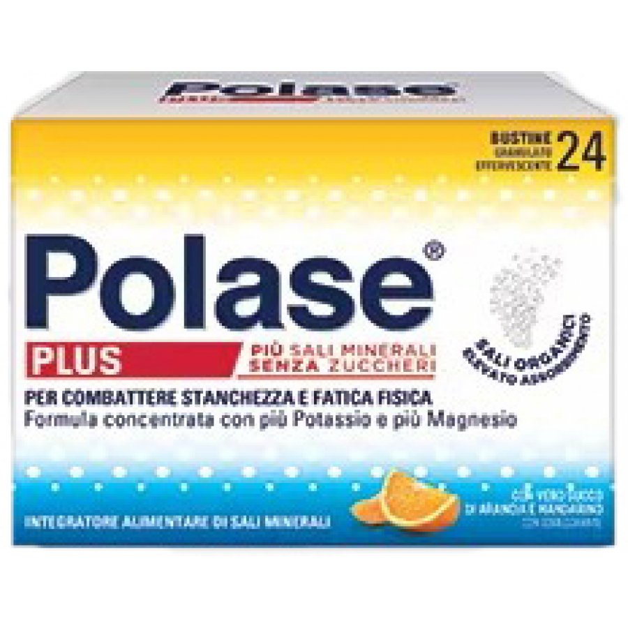 Polase Plus - Integratore Energetico, 24 Bustine Gusto Arancia