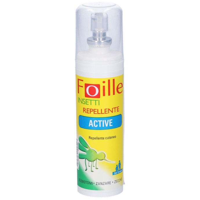 Foille Insetti Repellente Active Spray, 100 ml Foille Insetti Repellente Active Spray, 100 ml