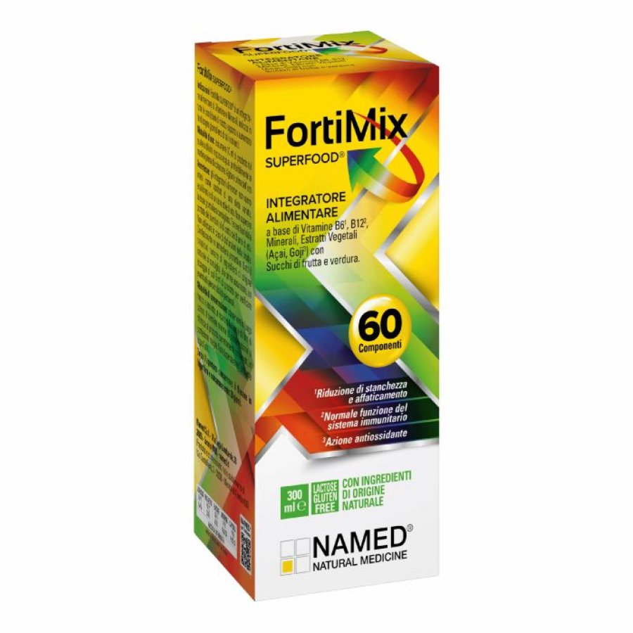Fortimix Superfood Named 300 ml – Integratore Liquido con Vitamine B, Açai e Goji