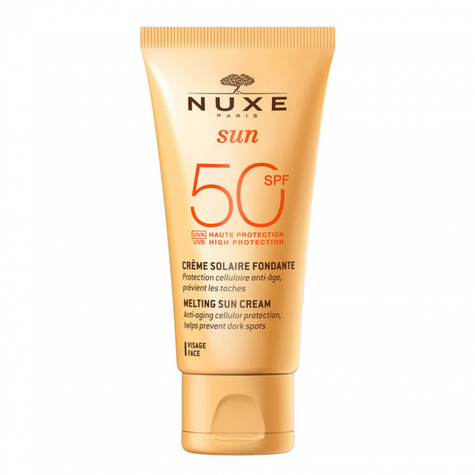 Nuxe Sun Crema Solare Fondente Alta Protezione SPF50 Viso 50ml