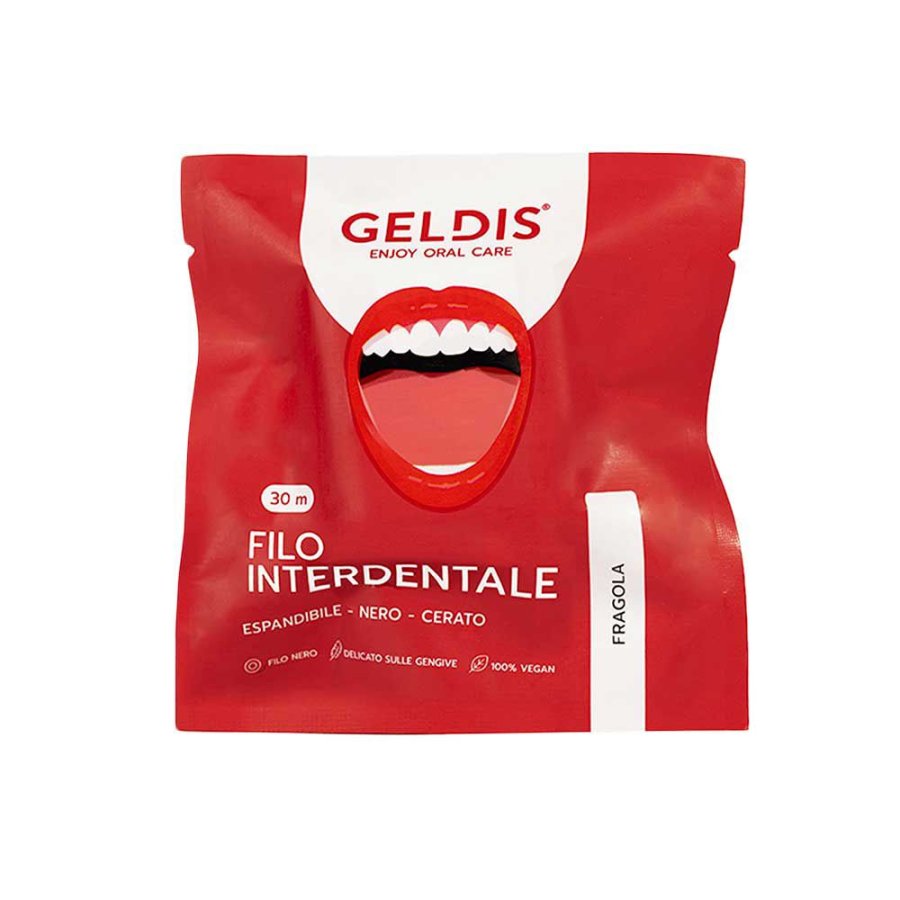 Geldis Filo Interdentale Fragola, 30 m