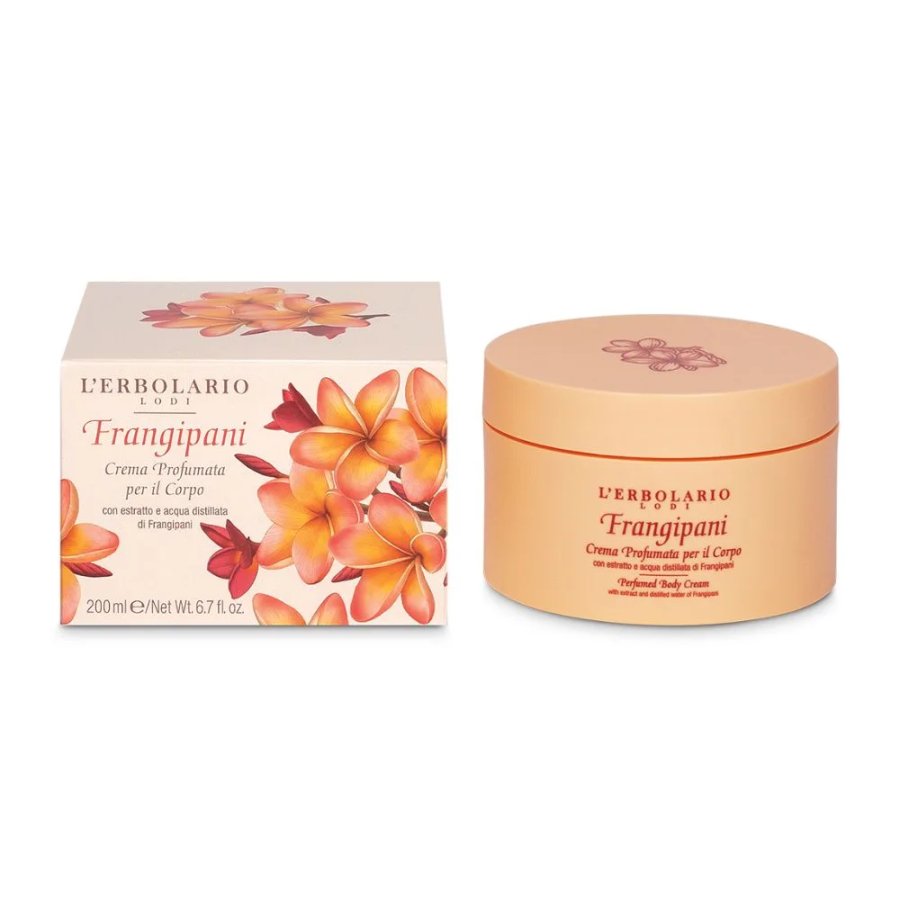 L'Erbolario, Frangipani Crema Profumata Corpo, 200 ml