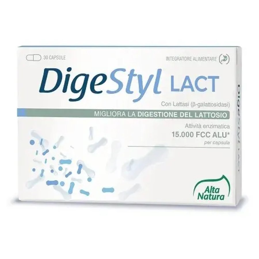 Digestyl Lact 30 Capsule - Integratore Alimentare a Base di Lattasi