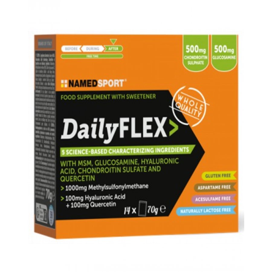 Named Sport Dailyflex 14 Bustine - Integratore per la Salute delle  Articolazioni con Glucosamina e Condroitina