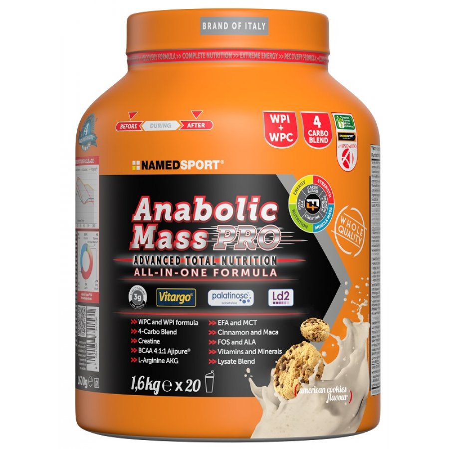 Anabolic Mass Pro Americ 1600g - Integratore Proteico per Massa Muscolare