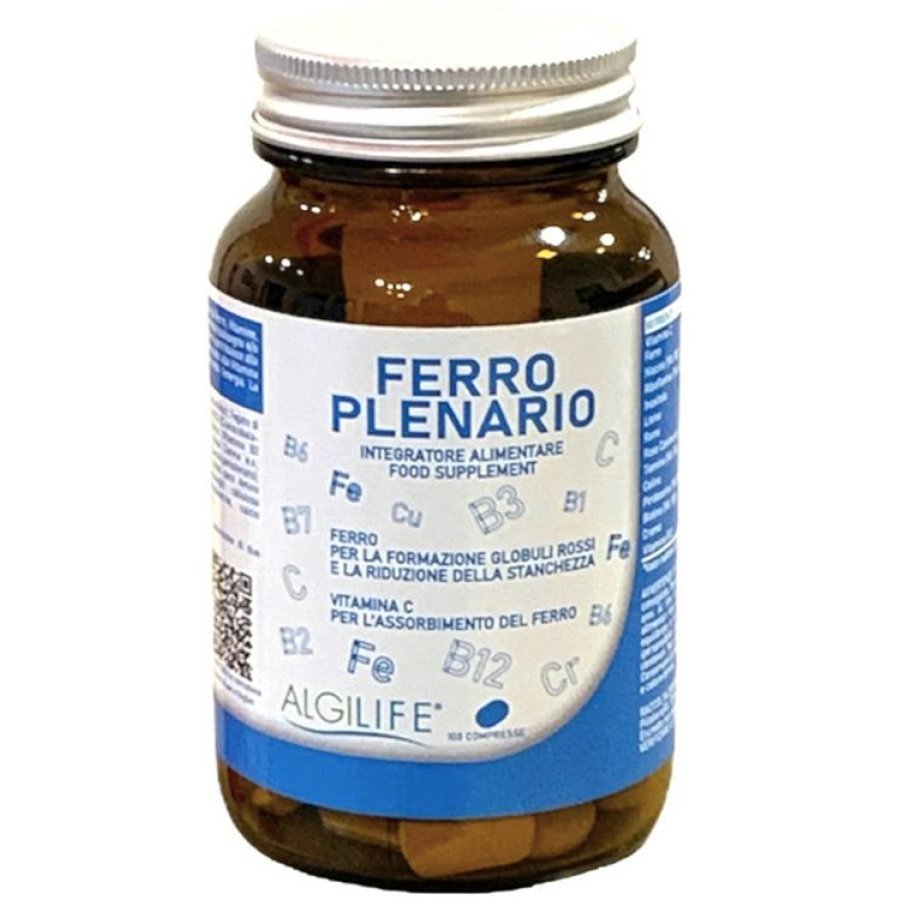 Ferro Plenario 100 Compresse - Integratore Alimentare per il Sistema Immunitario