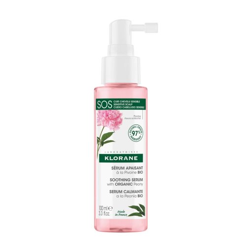 Klorane Siero Lenitivo alla Peonia BIO 100 ml - Trattamento Cuoio Capelluto Sensibile