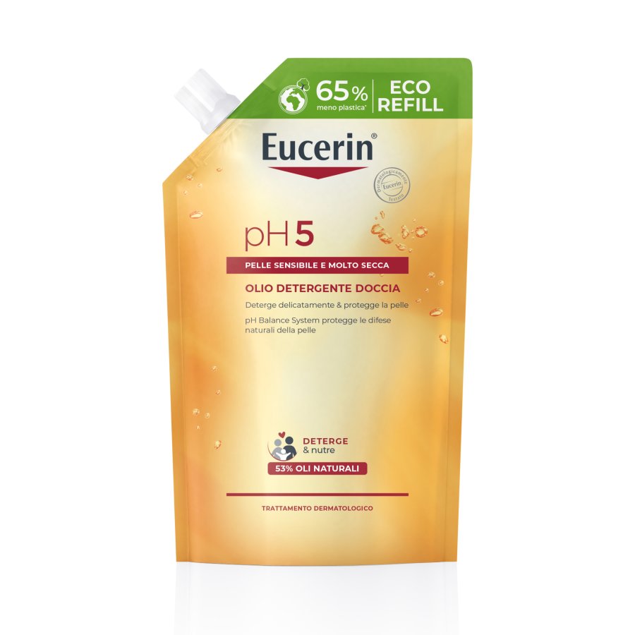Eucerin pH5 - Olio Detergente Doccia Refill, 400ml
