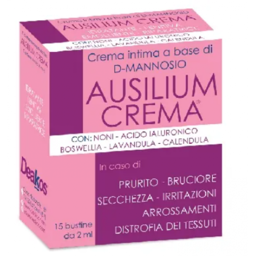 Ausilium Crema - 15 Bustine Da 2ml - Trattamento Lenitivo per la Pelle
