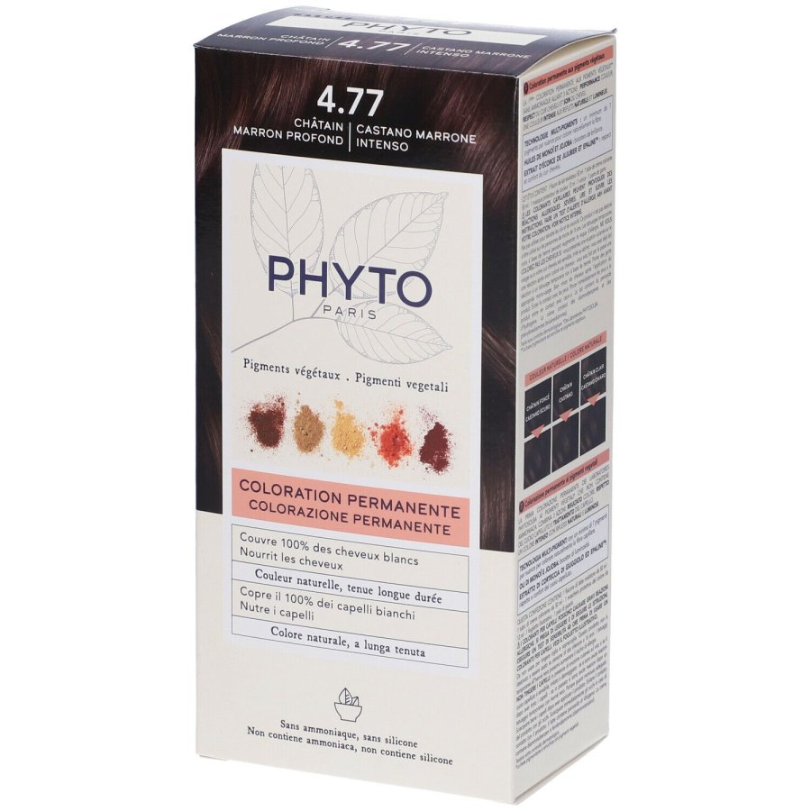Phyto Phytocolor 4.77 Castano Marrone Intenso Colorazione Permanente Per Capelli