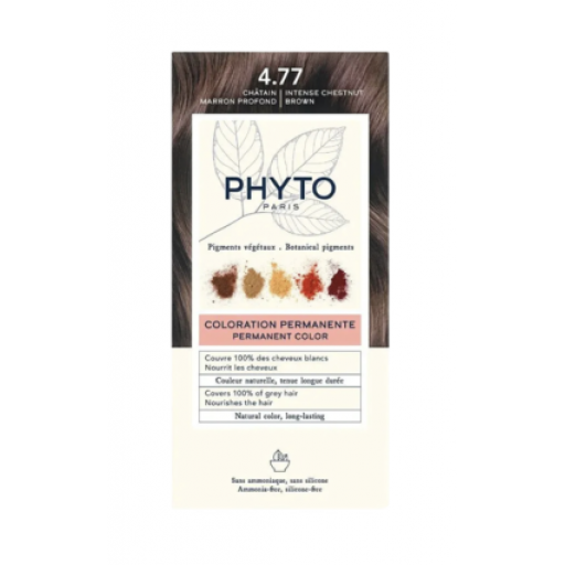 Phyto Phytocolor 4.77 Castano Marrone Intenso Colorazione Permanente Per Capelli - Kit da 50ml