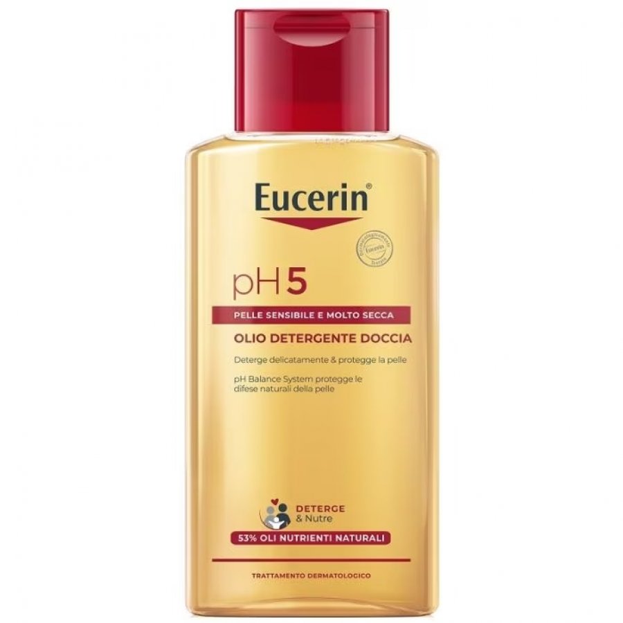 Eucerin - Ph5 Olio Detergente Doccia 200ml - Igiene e Cura della Pelle Sensibile