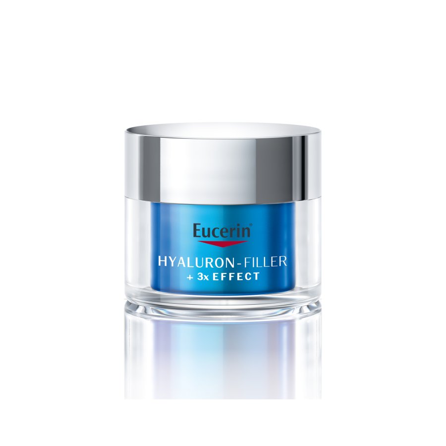 Eucerin Hyaluron Filler - +3x Effect Booster Idratante Notte, 50ml