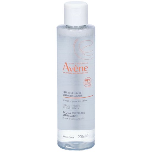 Eau Thermale Avène Les Essentiels Acqua Micellare Struccante 200ml - Pelle Sensibile, Idrata e Lenisce