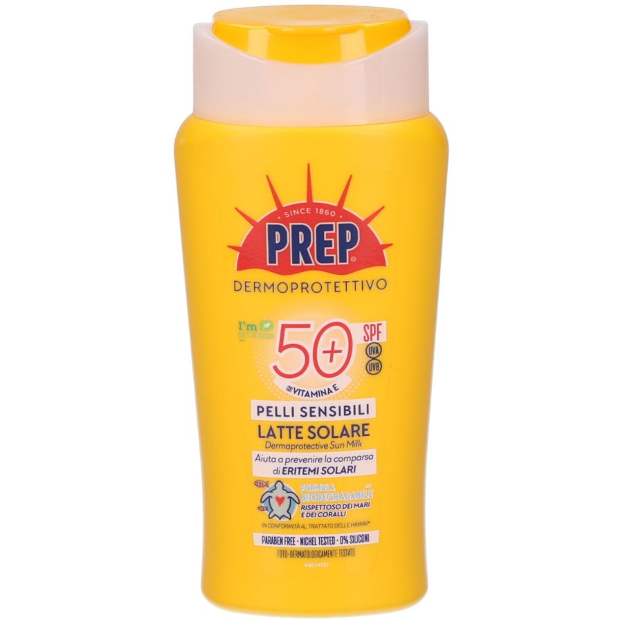 PREP Latte Solare Pelli Sensibili SPF 50+, 200 ml
