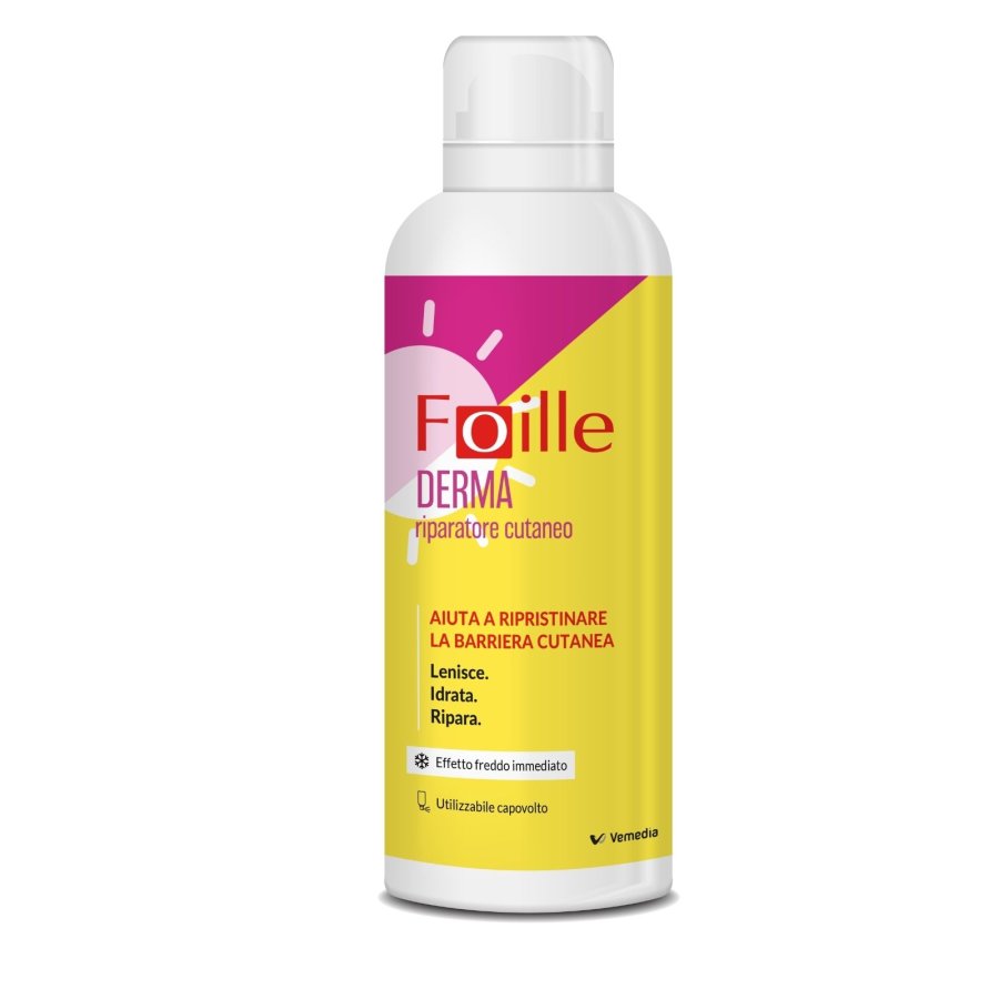 Foille Derma Spray Riparatore Cutaneo Doposole, 150 ml Foille Derma Spray Riparatore Cutaneo Doposole, 150 ml