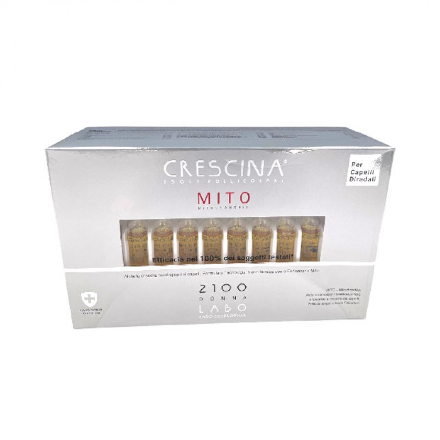 Crescina Mito Isole Follicolari Donna 2100 - Trattamento Capelli - 40 Fiale