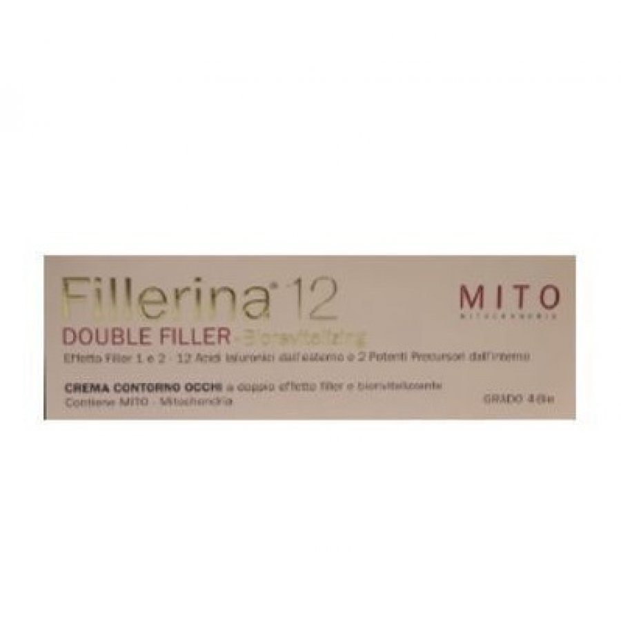 Fillerina 12 Double Filler Biorevitalizing Mito Crema Contorno Occhi Grado 5 Bio 15ml