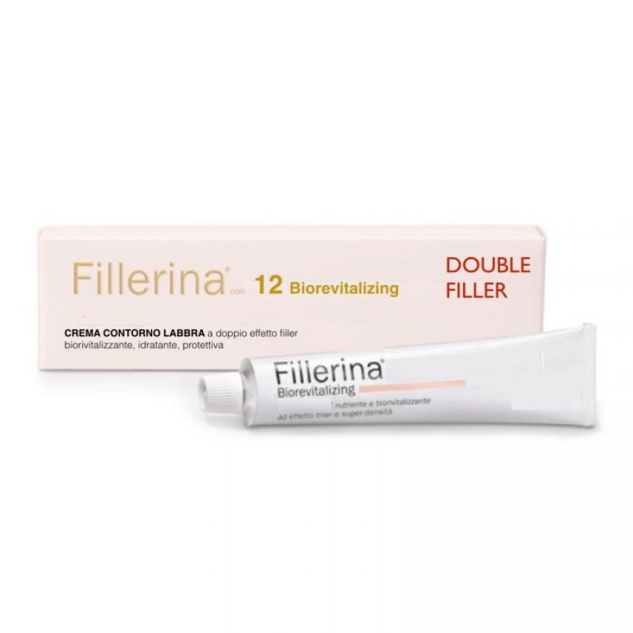 Fillerina 12 Double Filler Biorevitalizing Mito Contorno labbra Grado 5 Bio 15ml