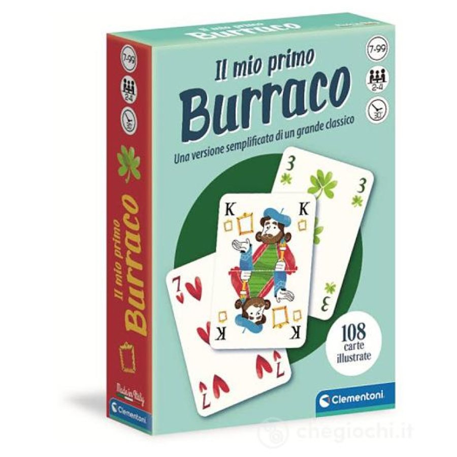 Clementoni Burraco Junior Gioco di Carte Famiglia Clementoni Burraco Junior Gioco di Carte Famiglia