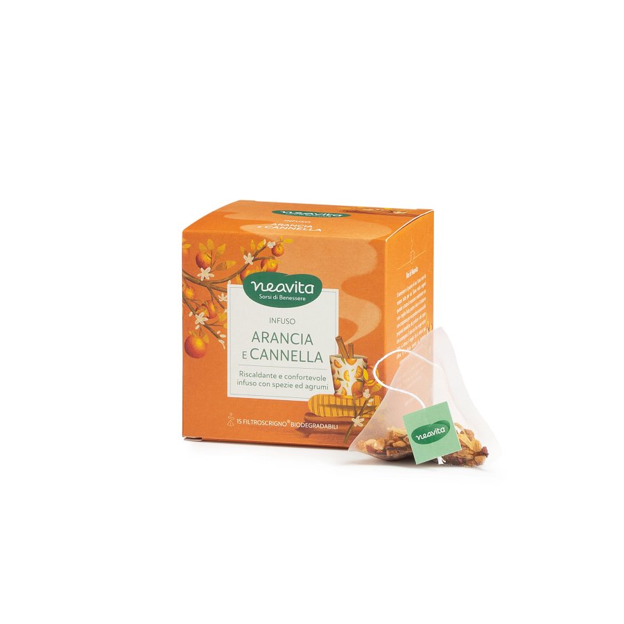 Neavita Arancia e Cannella Infuso di Frutta, 15 filtroscrigno
