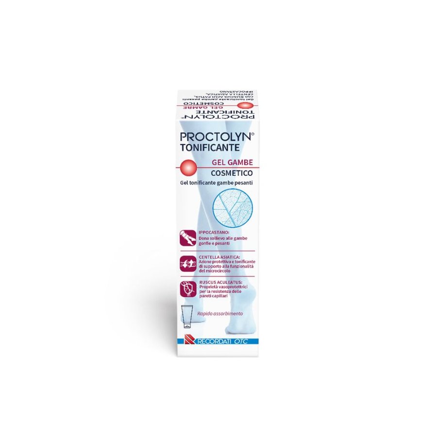Proctolyn Tonificante Gel Gambe, 100 ml Proctolyn Tonificante Gel Gambe, 100 ml
