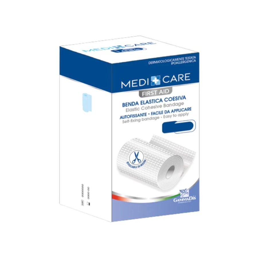 Gammadis Medicare, Benda Elastica Coesiva 6 cm x 4 m, 1 pezzo