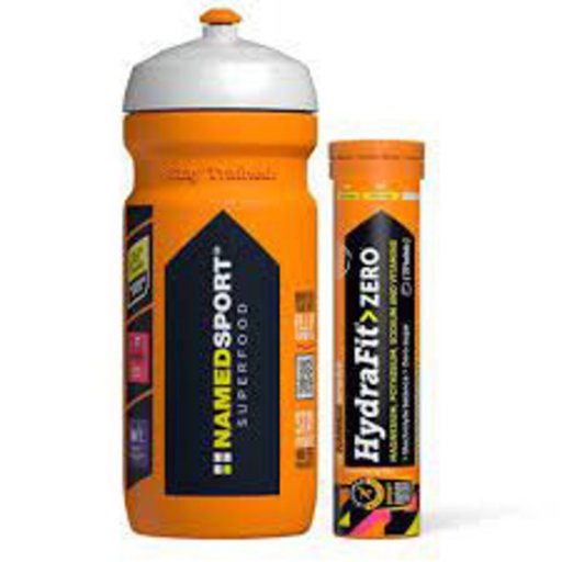 Named Sport - Hydrafit Zero Zuccheri 20 Compresse + Borraccia Omaggio - Integratore Idratante con 0% Zuccheri Aggiunti