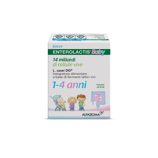 Enterolactis Baby 8ml - Integratore Alimentare a Base di Fermenti Lattici Vivi