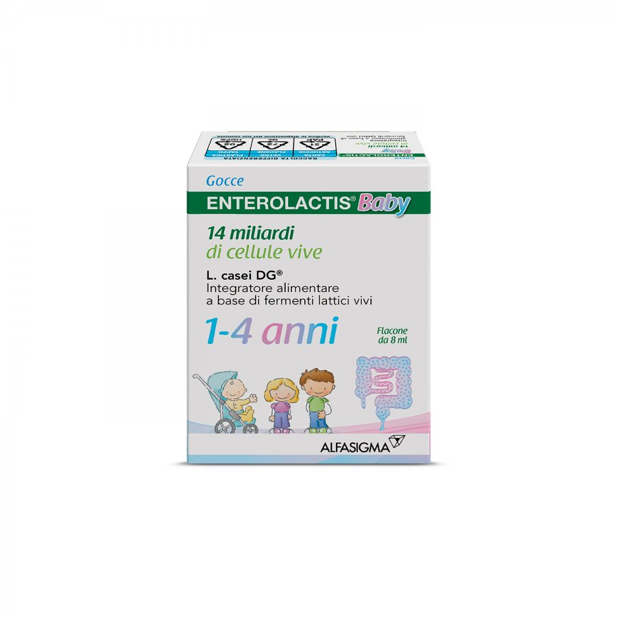 Enterolactis Baby 8ml - Integratore Alimentare a Base di Fermenti Lattici Vivi