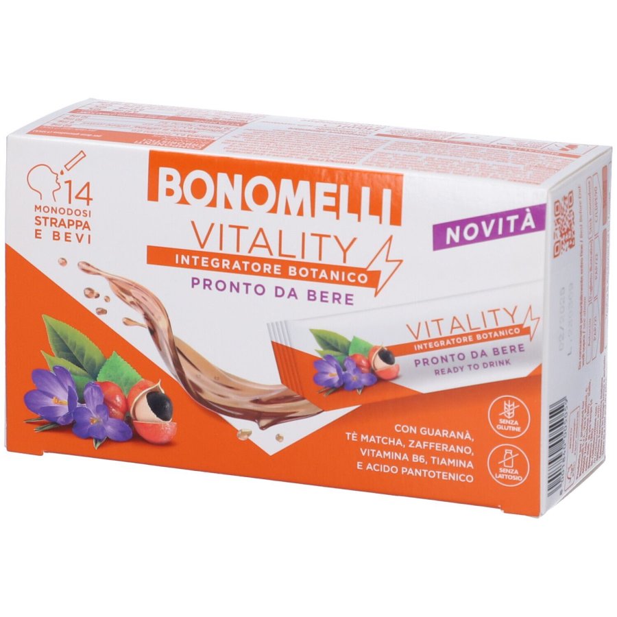 Bonomelli Vitality Integratore Botanico, 14 Sticks