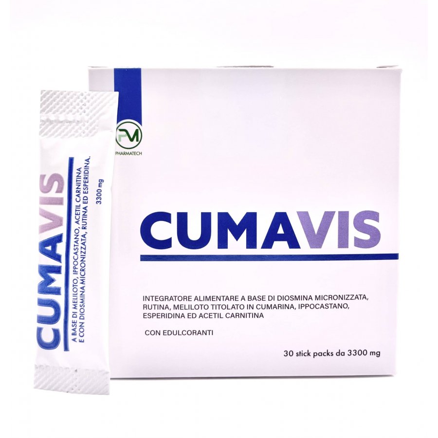 Piemme Pharmatech Cumavis - Integratore Multifattoriale in Stick Pack - 30 Stick Pack