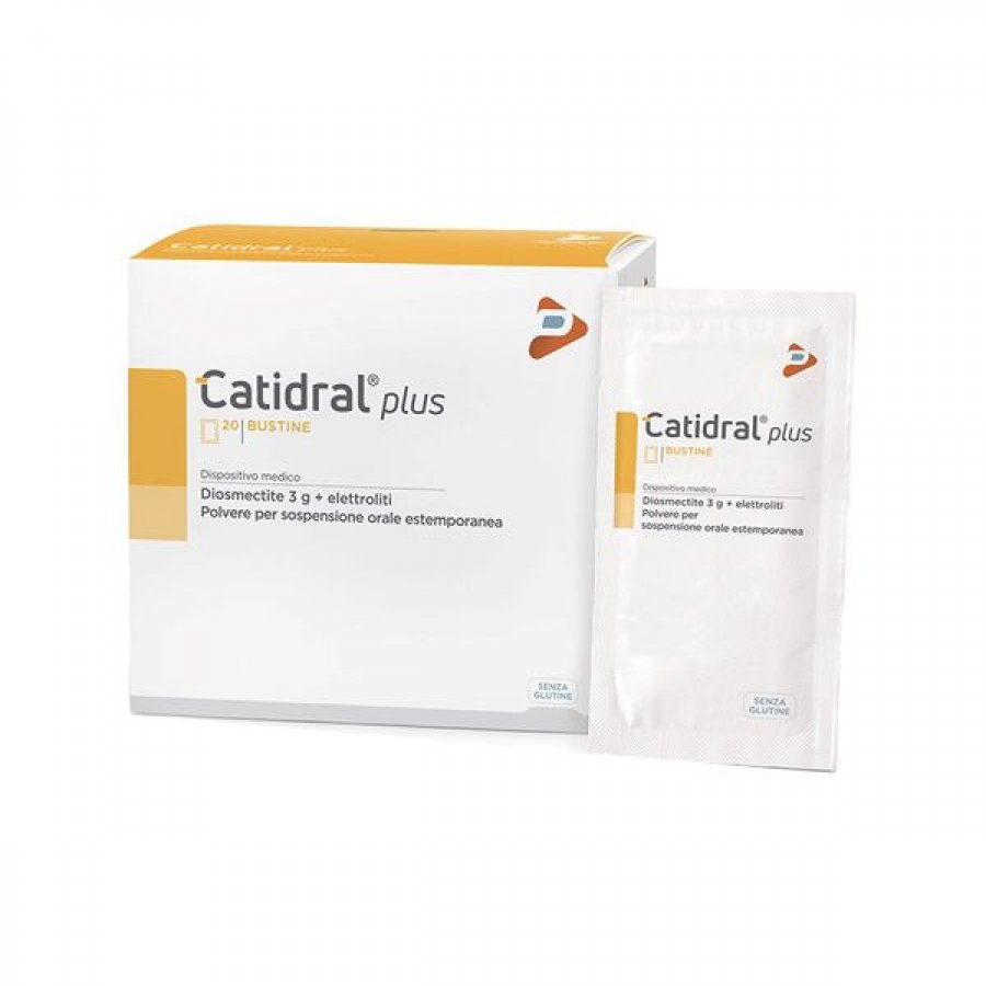 Catidral Plus 12 Bustine - Trattamento diarree acute e croniche