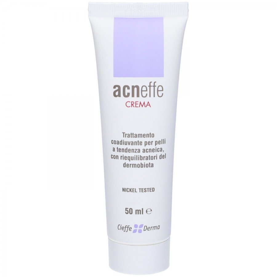 Acneffe Crema 50ml - Trattamento Coadiuvante per Pelle a Tendenza Acneica, Effetto Riequilibrante