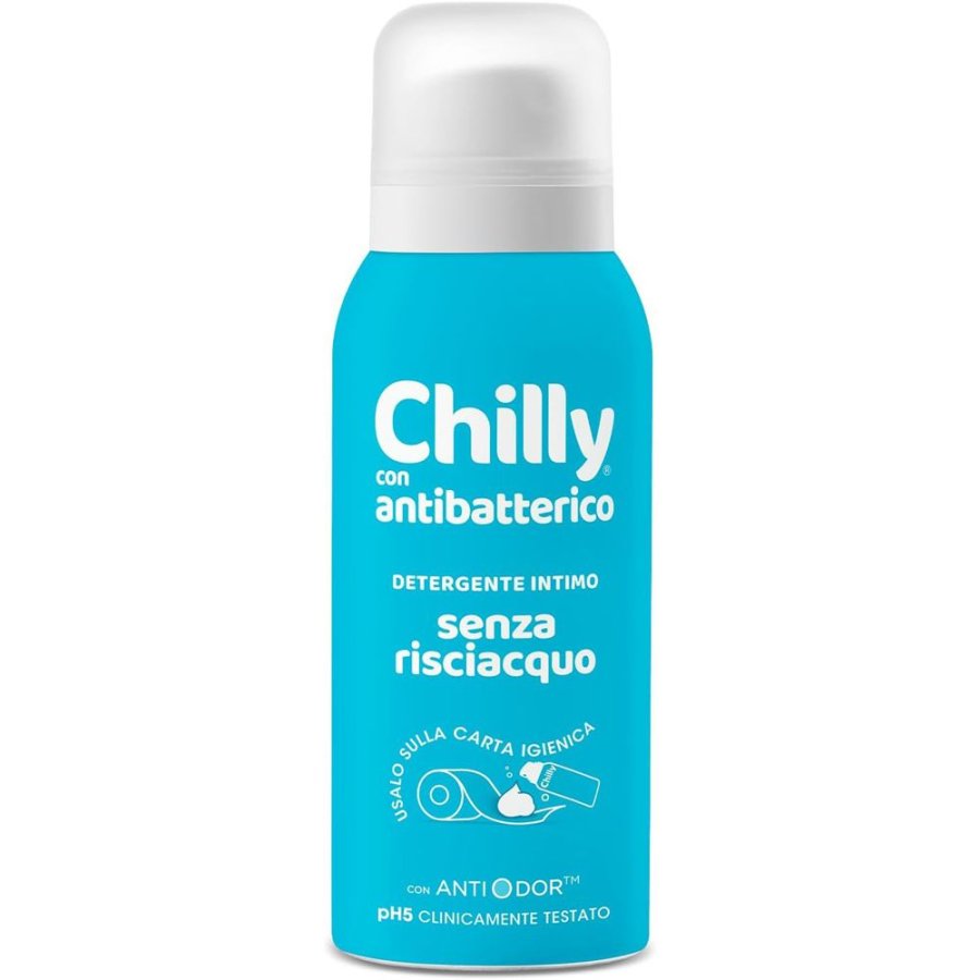 Chilly Detergente Intimo Senza Risciacquo Antibatterico, 100 ml Chilly Detergente Intimo Senza Risciacquo Antibatterico, 100 ml