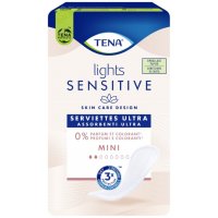 Tena Lady Lights Sensitive Ultra Pad Mini Assorbenti Ultra per Perdite Urinarie 20 Pezzi - Protezione Leggera per Pelli Sensibili