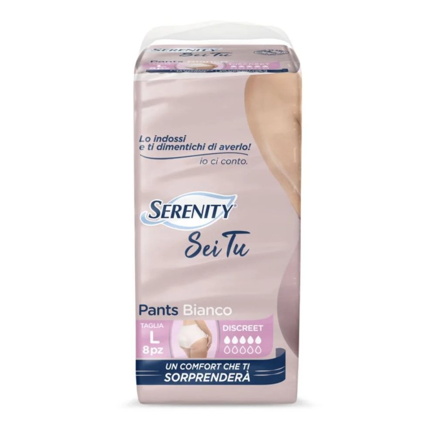 Serenity Pants Sei Tu Discreet Taglia L, 8 pezzi