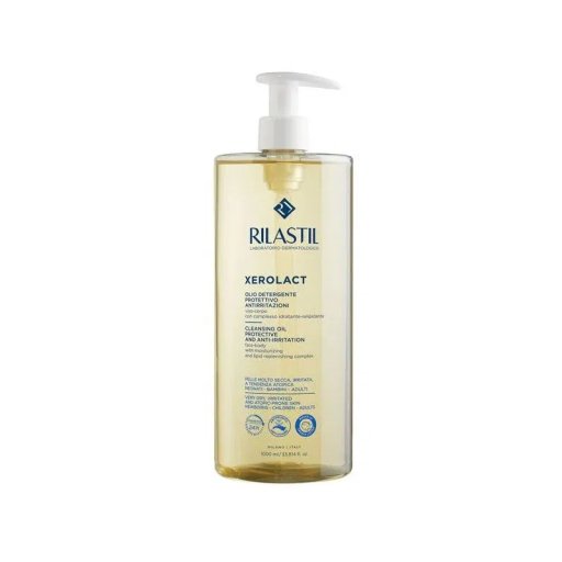 Rilastil Xerolact - Olio Detergente Protettivo Anti-Irritazioni, 1000ml