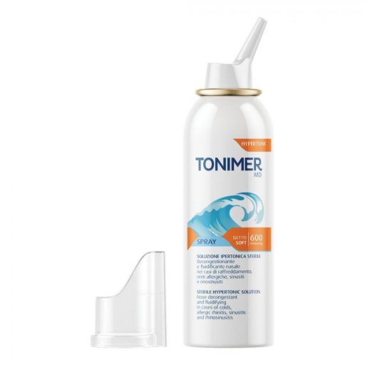Tonimer Hypertonic Spray 100ml - Decongestionante Nasale per Raffreddamento e Sinusiti