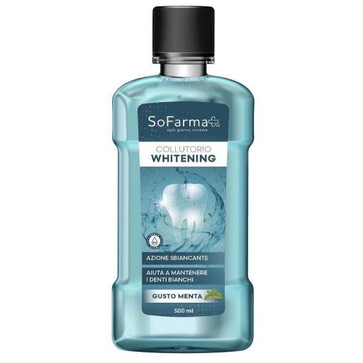 Collutorio Whitening 500ml - Sofarmapiù - Igiene Orale per un Sorriso Sbiancato