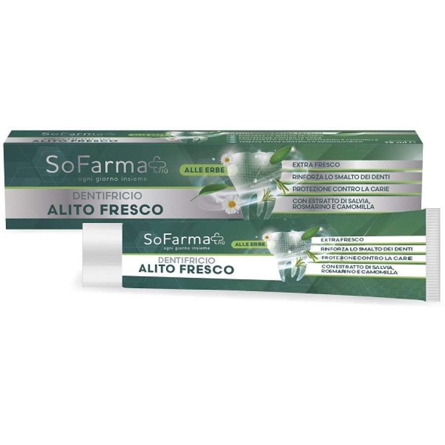 SoFarma Dentifricio Alito Fresco, 75 ml