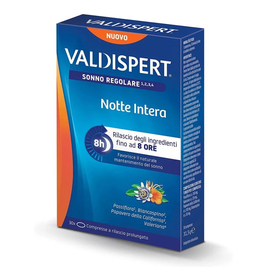 Valdispert, Sonno Regolare Notte Intera, 30 Compresse