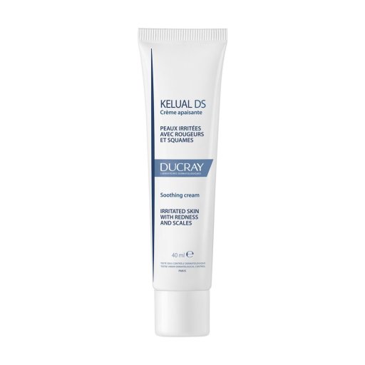Ducray Kelual DS Crema Lenitiva Anti-Squame Viso, 40 ml