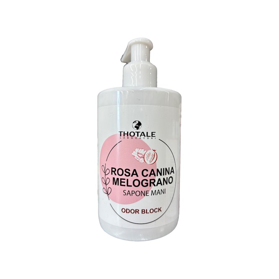 Thotale Sapone Mani Odor Block Rosa Canina Melograno pH 5.5, 300 ml