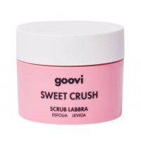 Goovi Scrub Labbra Esfolia + Leviga - Esfoliazione Naturale per Labbra Lisce, 50g