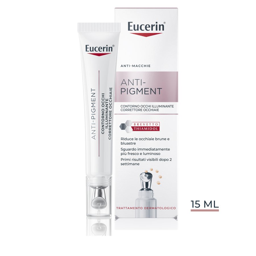 Eucerin Anti-Pigment - Contorno Occhi Illuminante Correttore Occhiaie, 15ml