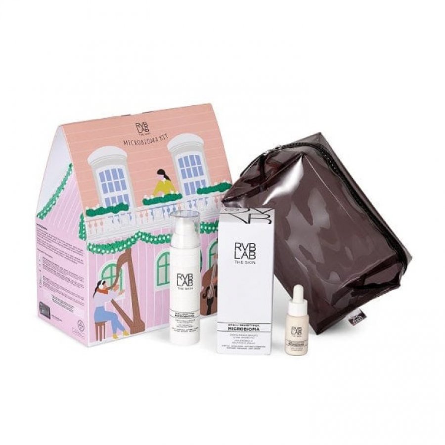 RVB Kit Microbioma Anti Età 2023 e Pelle Sensibile Crema Riequilibrante 50ml + Siero Microbioma 15ml - Kit Anti-Imperfezioni e Lenitivo